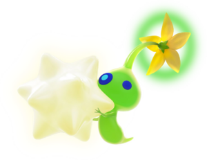 Pikmin iridescente stella gettone.png
